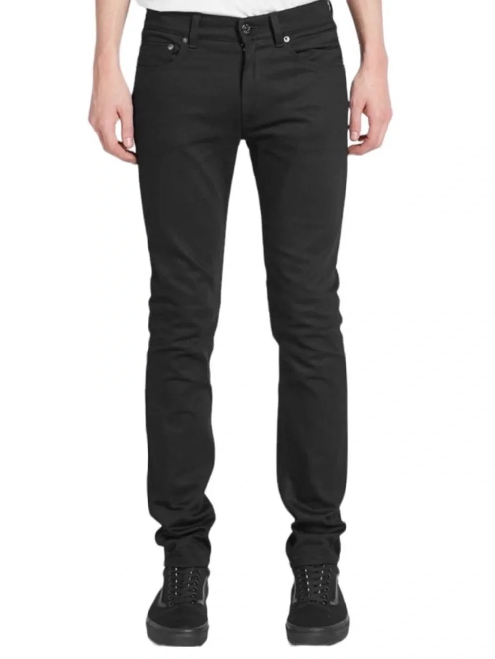 Acne Studios Van Over Black Straight Jean Cotton 34x32